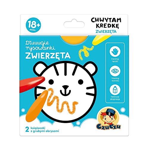 CzuCzu Dłuuugie rysowanki Chwytam kredkę Zwierzęta CzuCzu Dłuuugie rysowanki Chwytam kredkę Zwierzęta