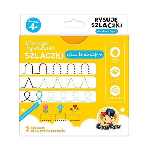 CzuCzu Dłuuugie rysowanki Rysuję szlaczki Nieco trudniejsze CzuCzu Dłuuugie rysowanki Rysuję szlaczki Nieco trudniejsze