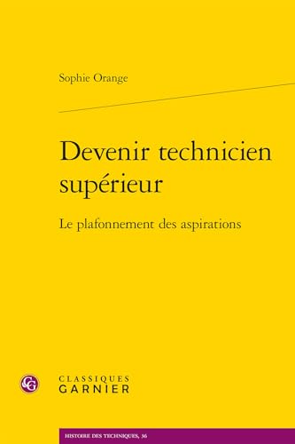 Devenir Technicien Superieur: Le Plafonnement Des Aspirations von Classiques Garnier