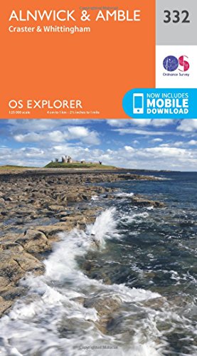 Alnwick and Amble, Craster and Whittingham (OS Explorer Map, Band 332)