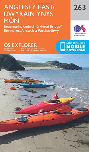 Anglesey East (OS Explorer Map, Band 263) von ORDNANCE SURVEY