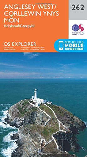 Anglesey West (OS Explorer Map, Band 262)