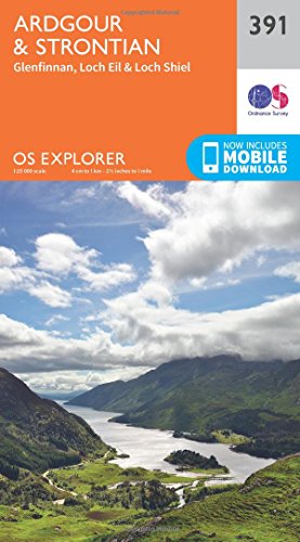 Ardgour and Strontian (OS Explorer Map, Band 391)