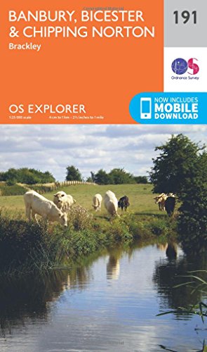 Banbury, Bicester and Chipping Norton (OS Explorer Map, Band 191)