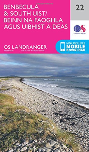 Benbecula & South Uist (OS Landranger Map, Band 22)