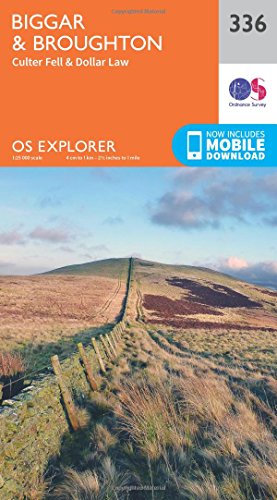 Biggar and Broughton (OS Explorer Map, Band 336)