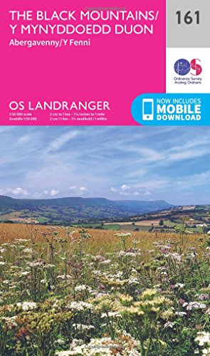 The Black Mountains (OS Landranger Map, Band 161) von ORDNANCE SURVEY