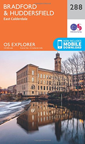 Bradford and Huddersfield (OS Explorer Map, Band 288) von Ordnance Survey