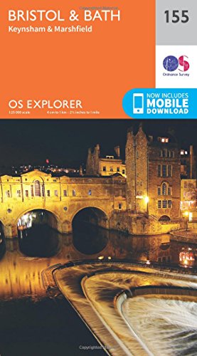 Bristol and Bath (OS Explorer Map, Band 155)