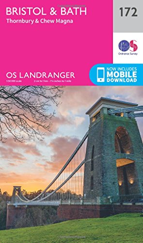 Bristol & Bath, Thornbury & Chew Magna (OS Landranger Map, Band 172) von Ordnance Survey
