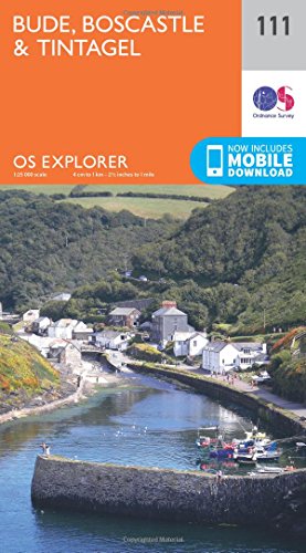 Bude, Boscastle and Tintagel (OS Explorer Map, Band 111)