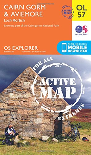 Cairn Gorm & Aviemore, Loch Morlich (OS Explorer Map Active)