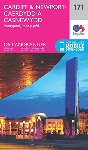 Cardiff & Newport, Pontypool (OS Landranger Map, Band 171) von Ordnance Survey