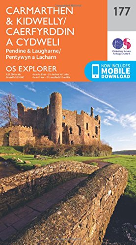 Carmarthen and Kidwelly (OS Explorer Map, Band 177)
