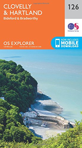 Clovelly and Hartland (OS Explorer Map, Band 126)