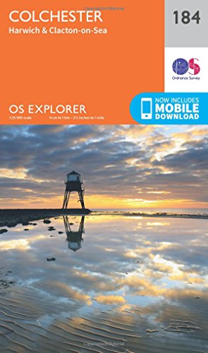 Colchester (OS Explorer Map, Band 184) von Ordnance Survey