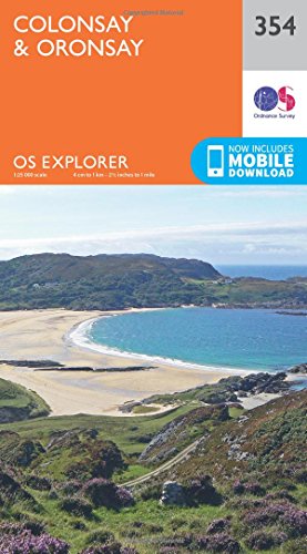 Colonsay and Oronsay (OS Explorer Map, Band 354)