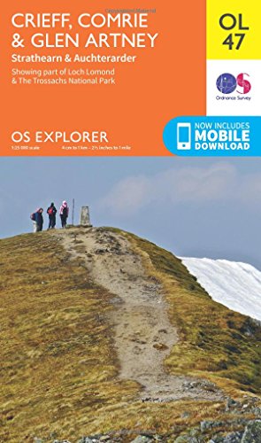 Crieff, Comrie & Glen Artney, Strathearn & Auchterarder (OS Explorer Map)