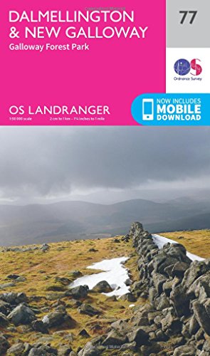 Dalmellington & New Galloway, Galloway Forest Park (OS Landranger Map, Band 77)