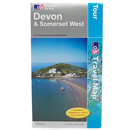 Devon and Somerset West (OS Travel Map - Tour Map)