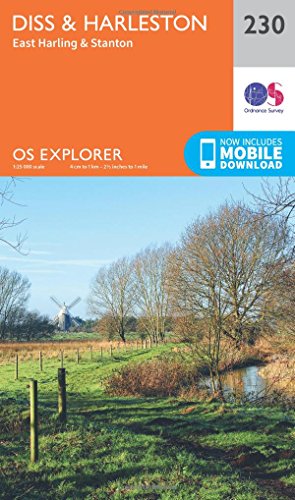 Diss & Harleston (OS Explorer Map, Band 230)