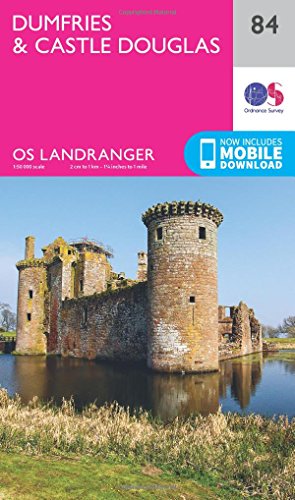 Dumfries & Castle Douglas (OS Landranger Map, Band 84) von ORDNANCE SURVEY