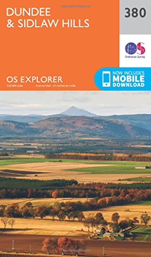 Dundee and Sidlaw Hills (OS Explorer Map, Band 380)