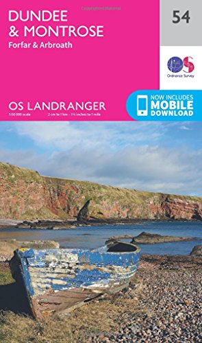 Dundee & Montrose, Forfar & Arbroath (OS Landranger Map, Band 54) von Ordnance Survey