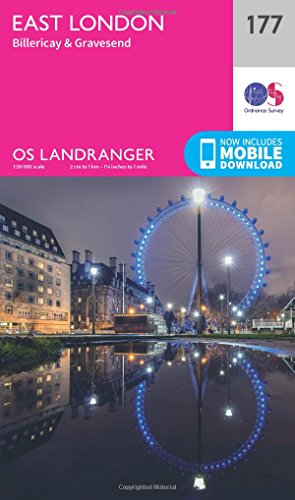 East London, Billericay & Gravesend (OS Landranger Map, Band 177)