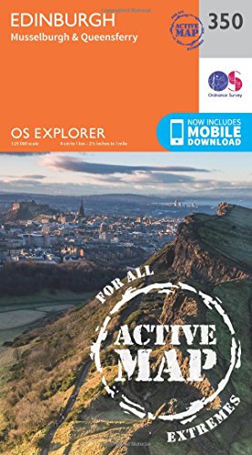 Edinburgh (OS Explorer Active Map, Band 350)