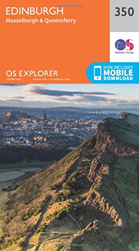 Edinburgh (OS Explorer Map, Band 350)