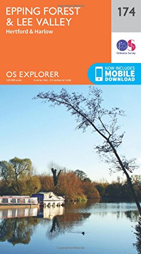Epping Forest & Lee Valley (OS Explorer Map, Band 174)