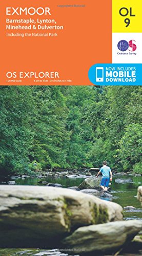 Exmoor, Barnstaple, Lynton, Minehead & Dulverton (OS Explorer Map)