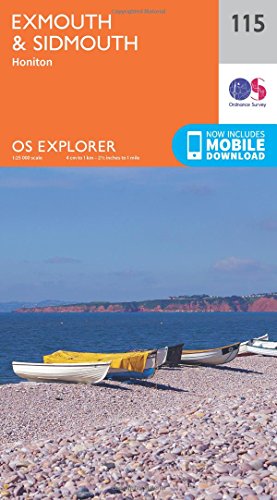 Exmouth and Sidmouth (OS Explorer Map, Band 115)