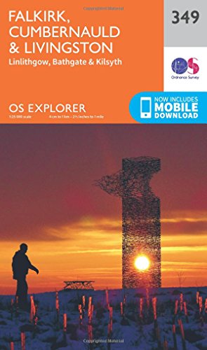 Falkirk, Cumbernauld and Livingstone (OS Explorer Map, Band 349)
