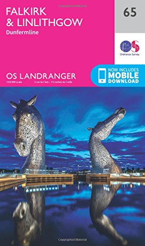 Falkirk & Linlithgow, Dunfermline (OS Landranger Map, Band 65)