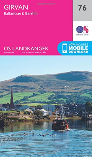 Girvan, Ballantrae & Barrhill (OS Landranger Map, Band 76)