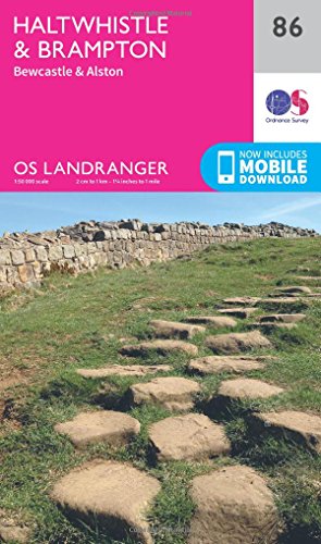 Haltwhistle & Brampton, Bewcastle & Alston (OS Landranger Map, Band 86) von ORDNANCE SURVEY