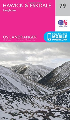 Hawick & Eskdale, Langholm (OS Landranger Map, Band 79)