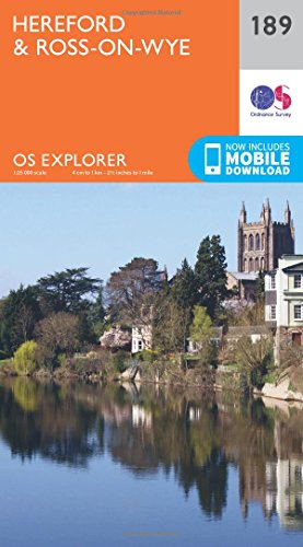 Hereford and Ross-on-Wye (OS Explorer Map, Band 189)