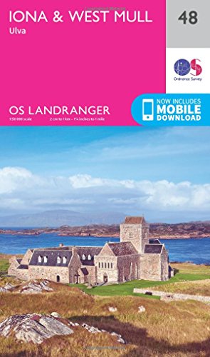 Iona & West Mull, Ulva (OS Landranger Map, Band 48)