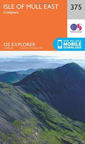 Isle of Mull East (OS Explorer Map, Band 375) von Ordnance Survey