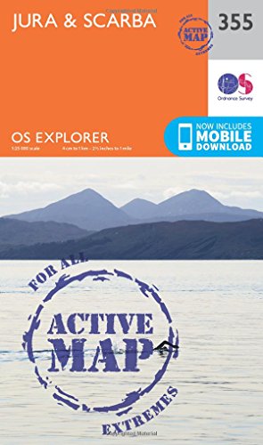 Jura and Scarba (OS Explorer Active Map, Band 355)