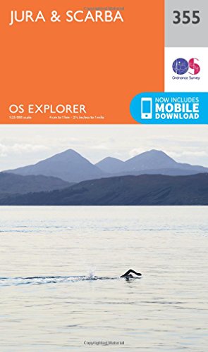 Jura and Scarba (OS Explorer Map, Band 355)