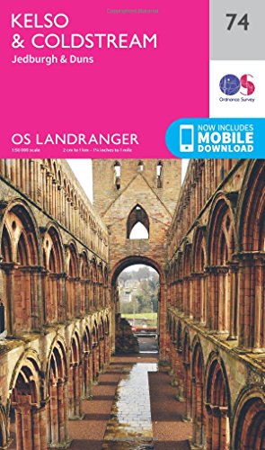 Kelso & Coldstream, Jedburgh & Duns (OS Landranger Map, Band 74)