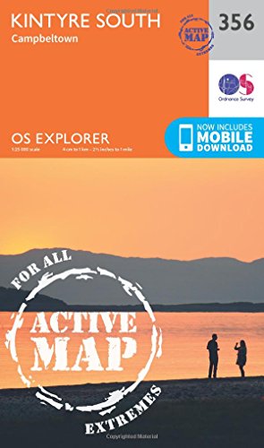 Kintyre South (OS Explorer Active Map, Band 356)