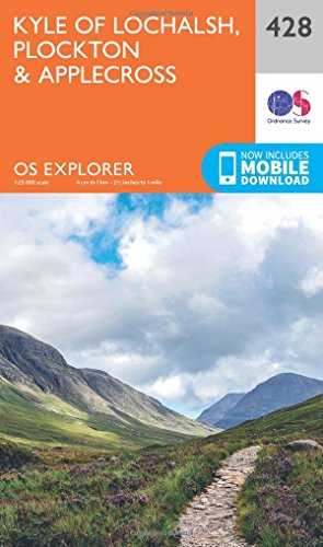 Kyle of Lochalsh, Plockton and Applecross (OS Explorer Map, Band 428) von Ordnance Survey