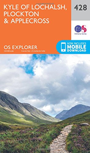 Kyle of Lochalsh, Plockton and Applecross (OS Explorer Map, Band 428)