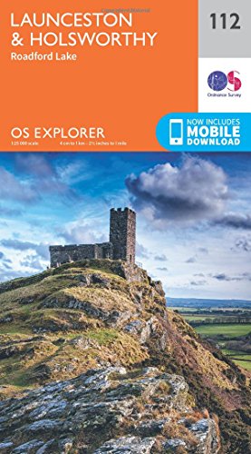 Launceston and Holsworthy (OS Explorer Map, Band 112) von Ordnance Survey