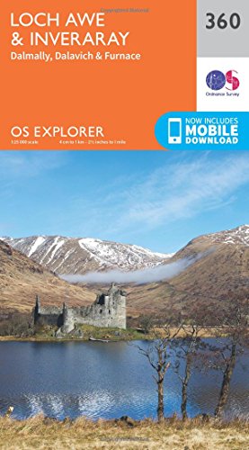 Loch Awe and Inveraray (OS Explorer Map, Band 360)